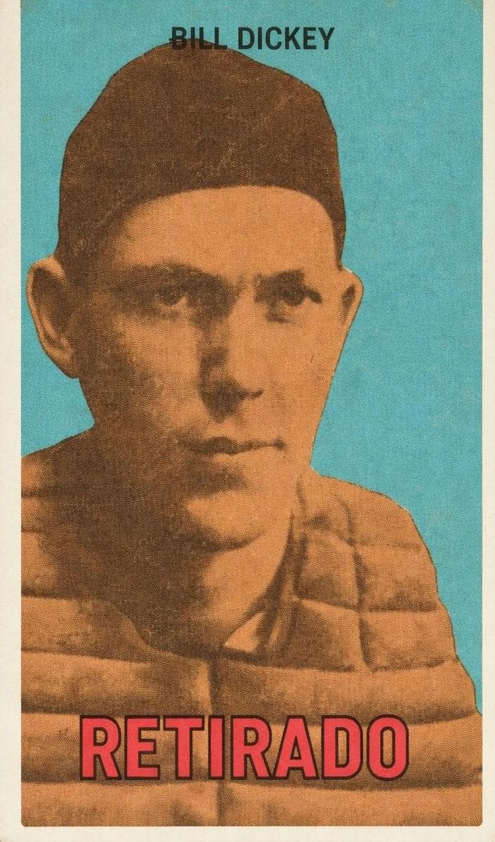 Bill Dickey 1967 topps Topps Venezuelan