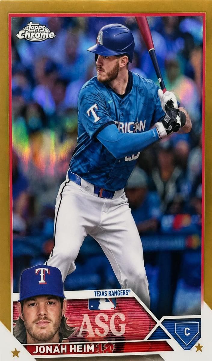 Jonah Heim 2023 topps Topps Chrome Update