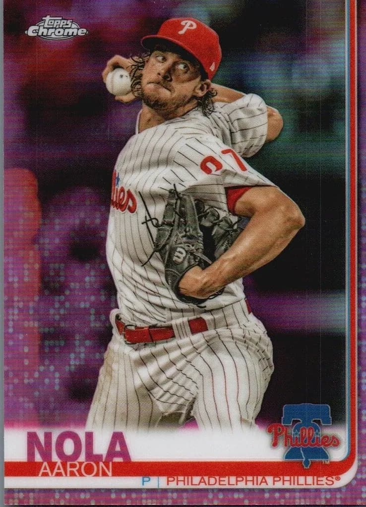 Aaron Nola 2019 topps Topps Chrome