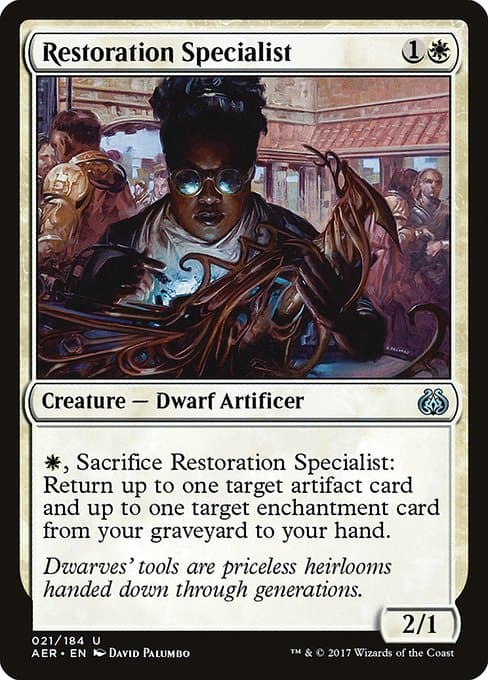 Restoration Specialist 2017 Magic: The Gathering Aether Revolt