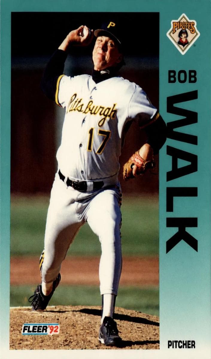 Bob Walk 1992 fleer Fleer
