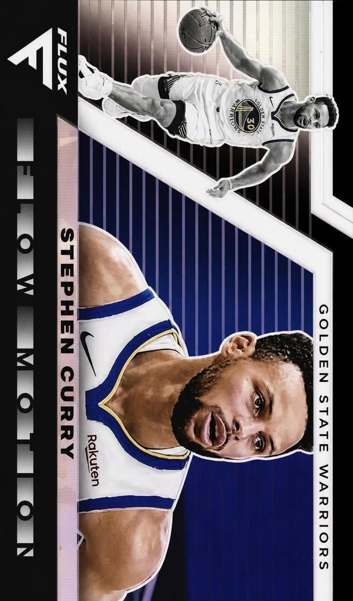 Stephen Curry 2020 panini Panini Flux