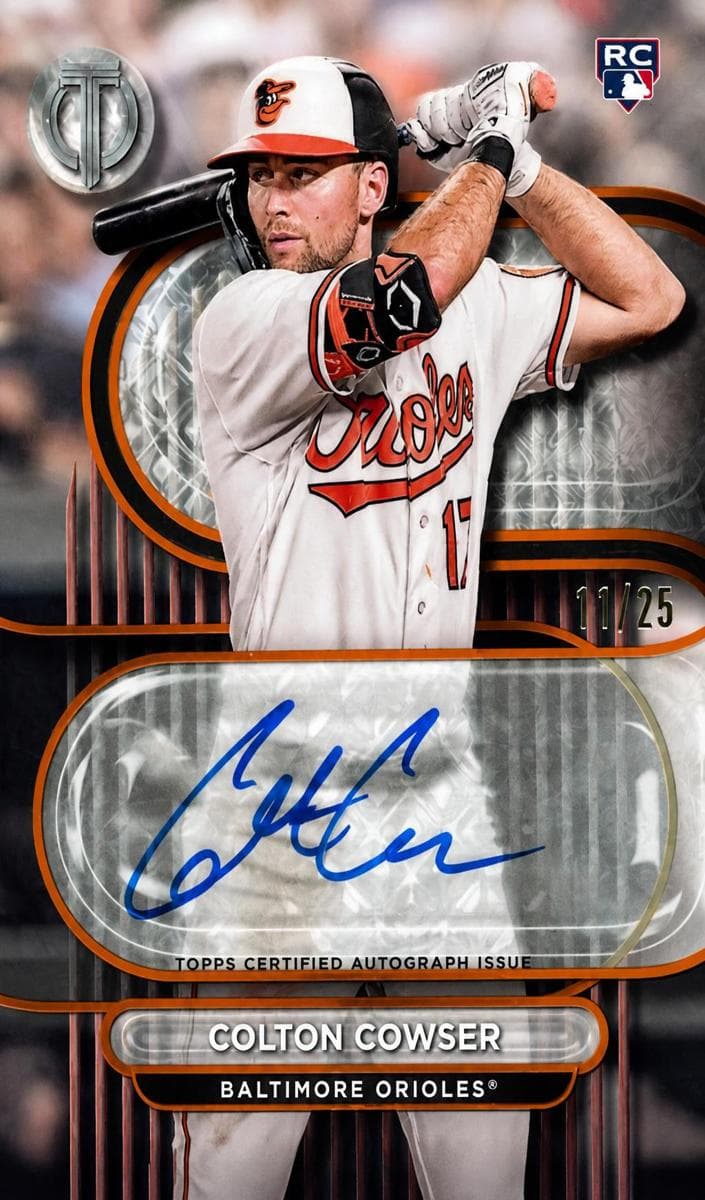 Colton Cowser 2024 topps Topps Tribute