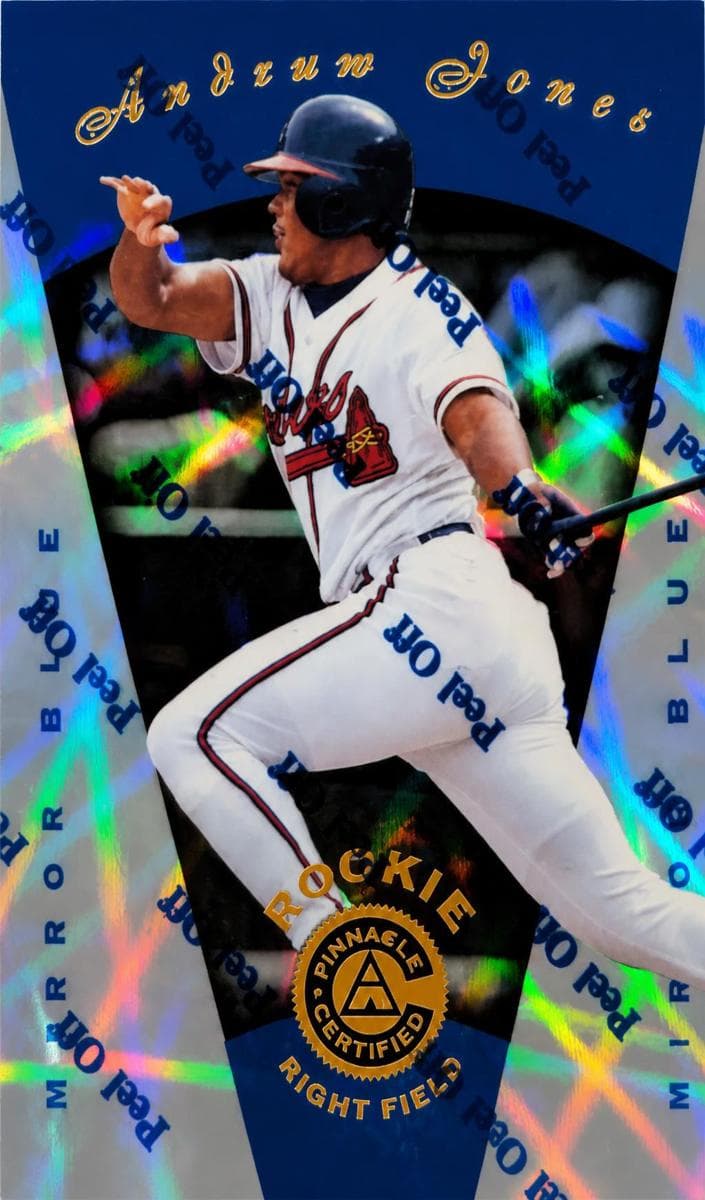 Andruw Jones 1997 panini Pinnacle Certified