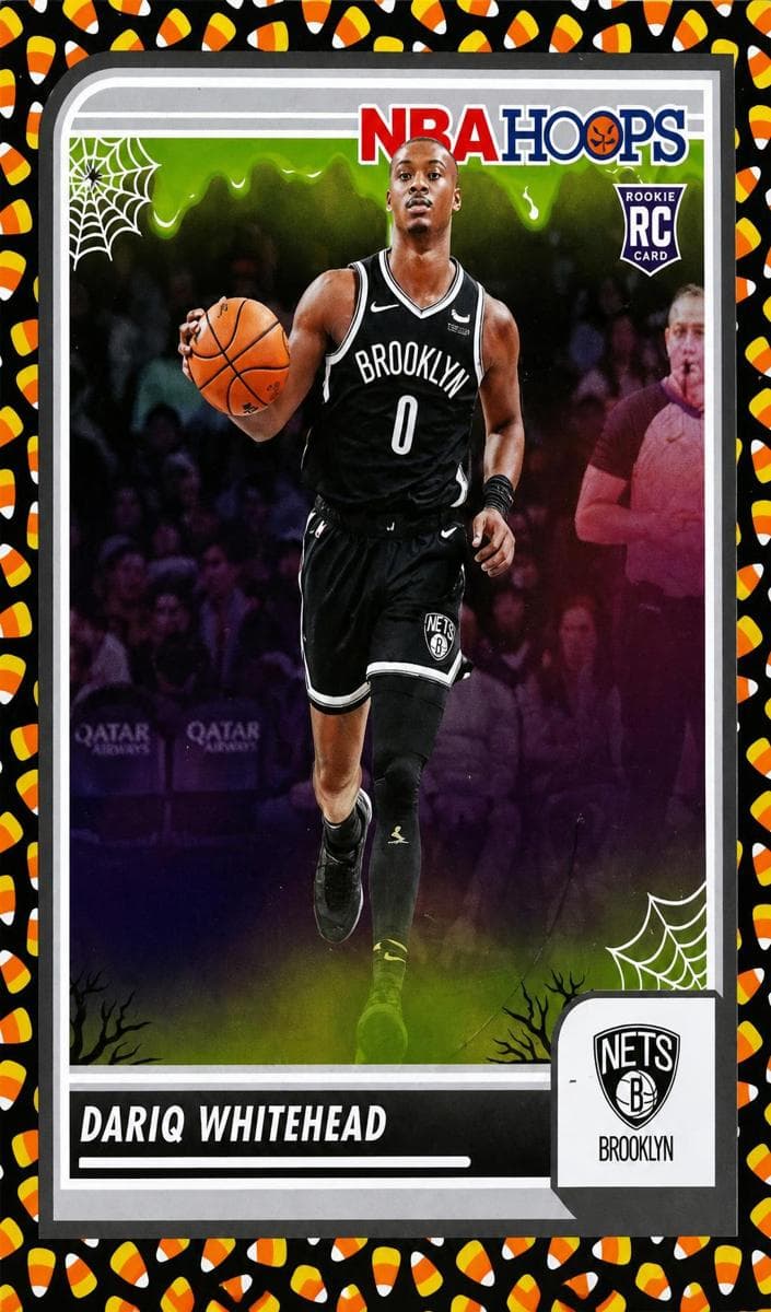 Dariq Whitehead 2023 panini Hoops Haunted Hoops