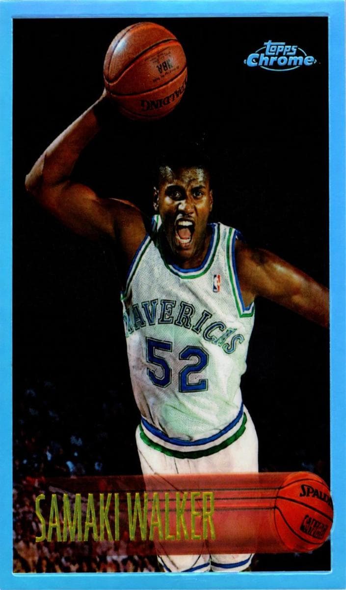 Samaki Walker 1996 topps Chrome