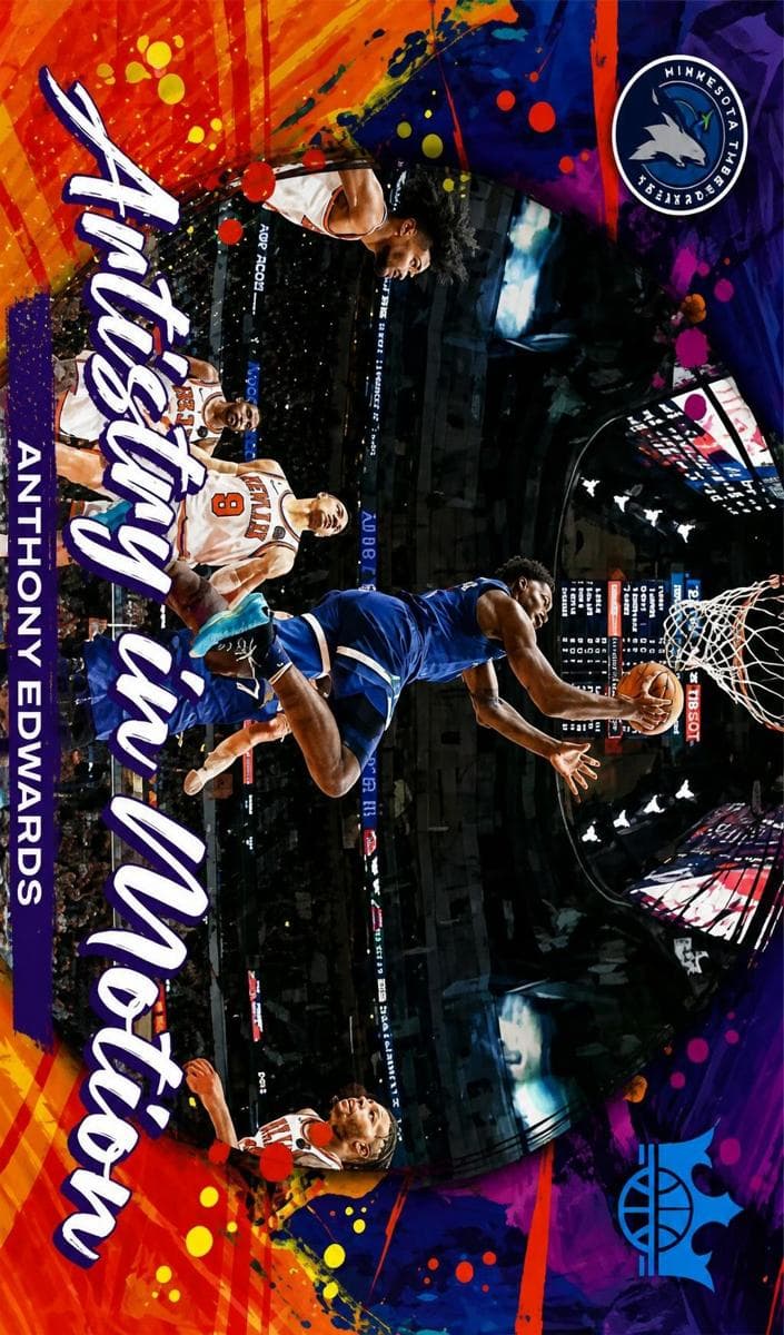Anthony Edwards 2023 panini