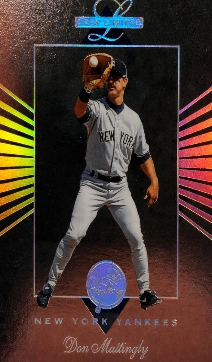 Don Mattingly 1994 leaf Leaf Limited