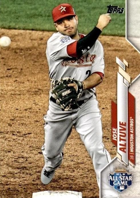 Jose Altuve 2020 topps Topps Update