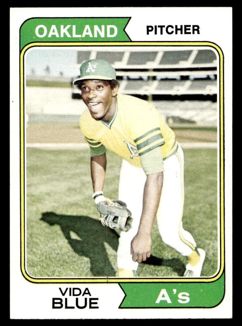 Vida Blue 1974 topps Topps