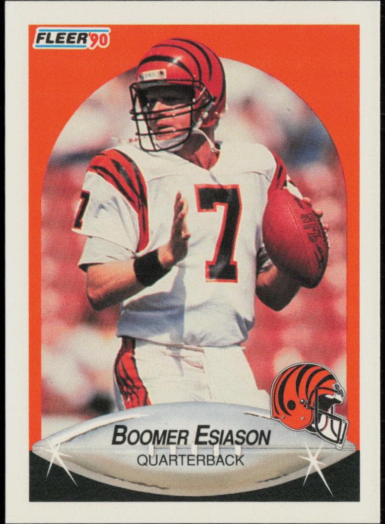Boomer Esiason 1990 fleer