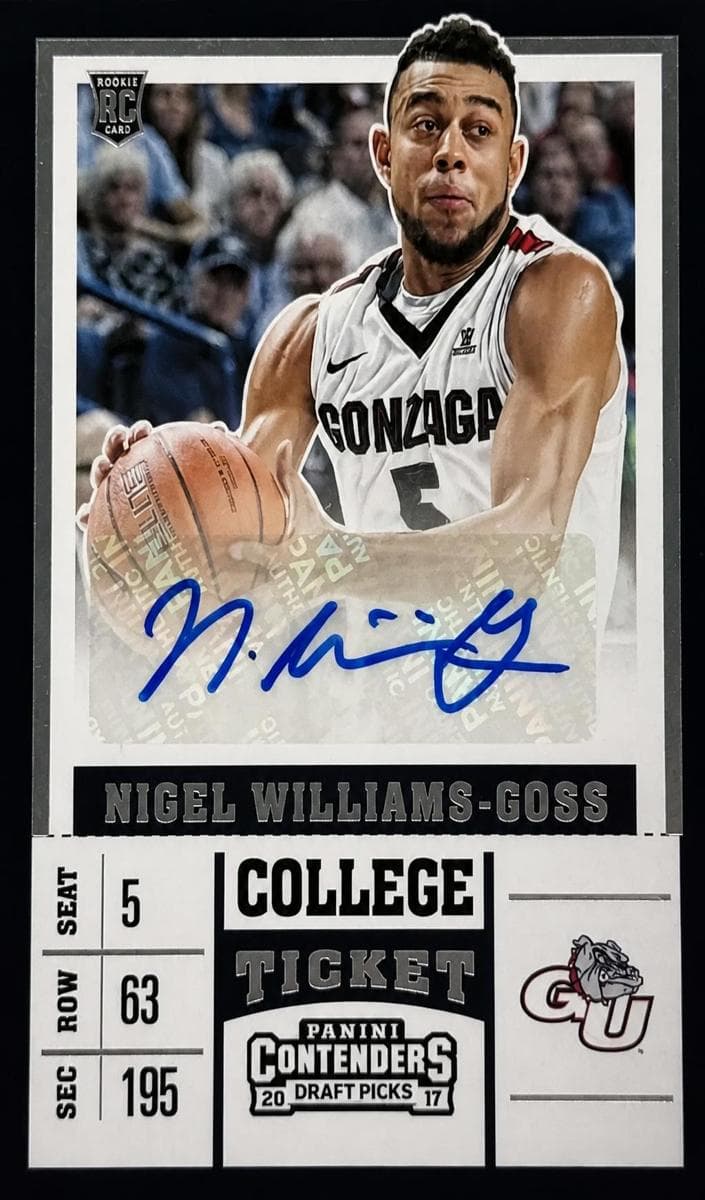 Nigel Williams-Goss 2017 panini