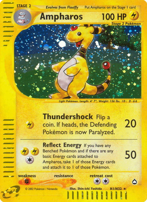 Ampharos 2003 Pokemon Aquapolis