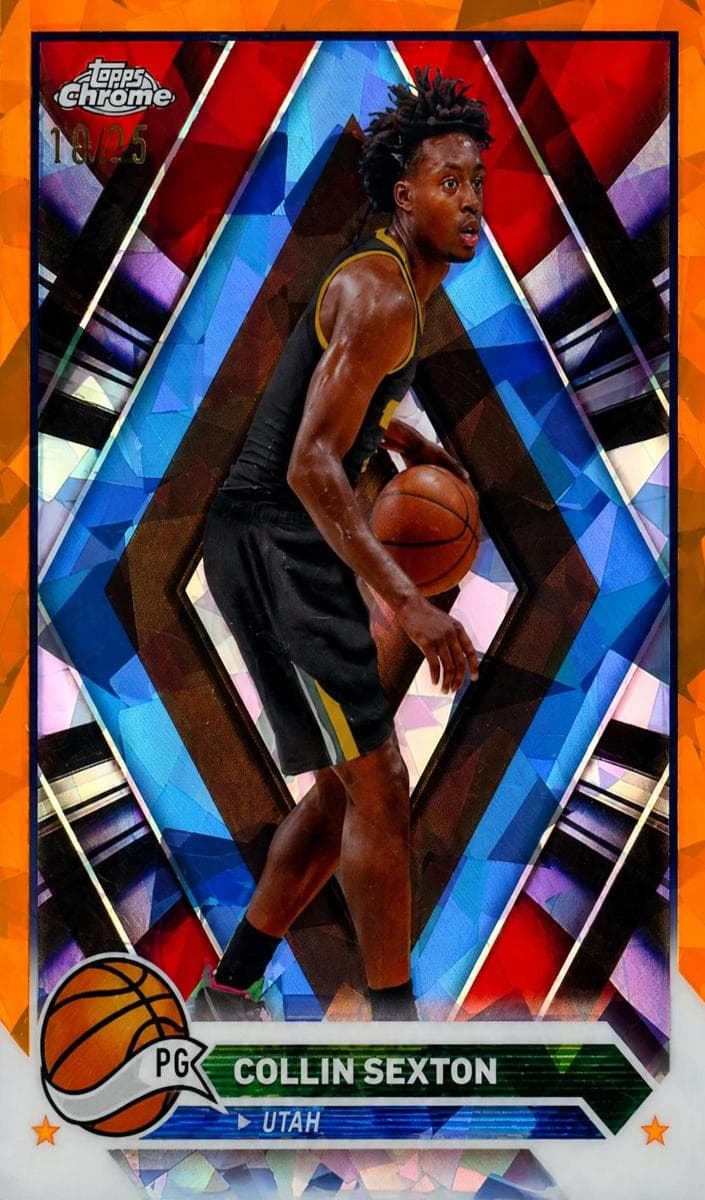 Collin Sexton 2023 topps Topps Chrome Sapphire Edition