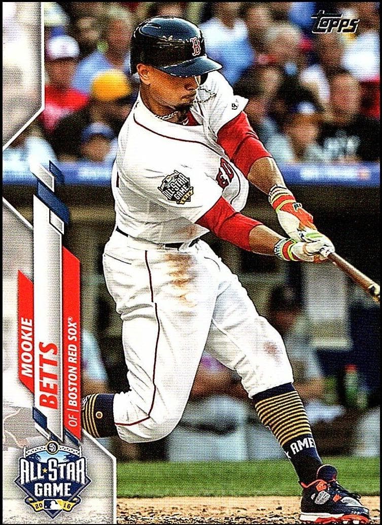 Mookie Betts 2020 topps Topps Update