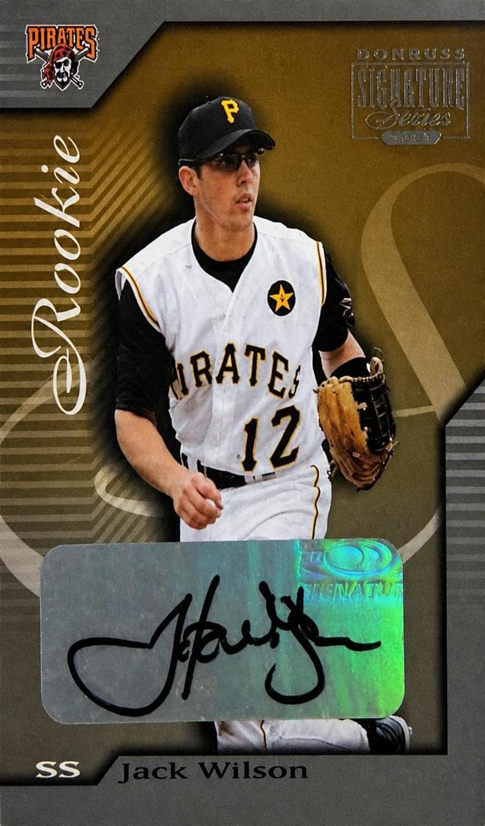 Jack Wilson 2001 panini Donruss Signature