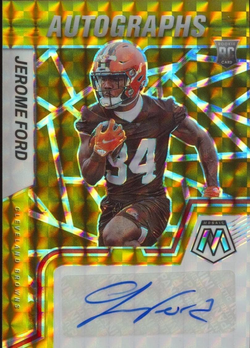 Jerome Ford 2022 panini Panini Mosaic