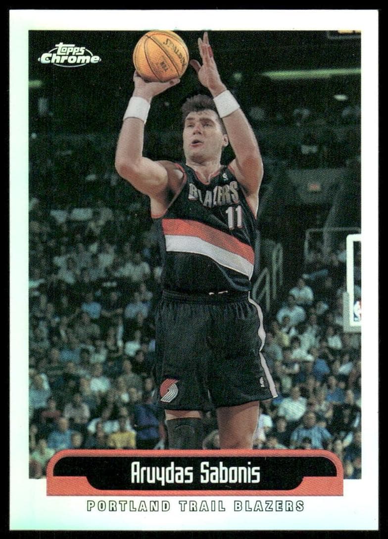 Arvydas Sabonis 1999 topps Topps Chrome