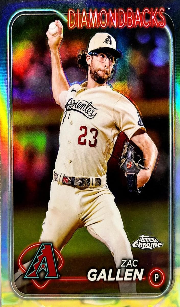 Zac Gallen 2024 topps Topps Chrome