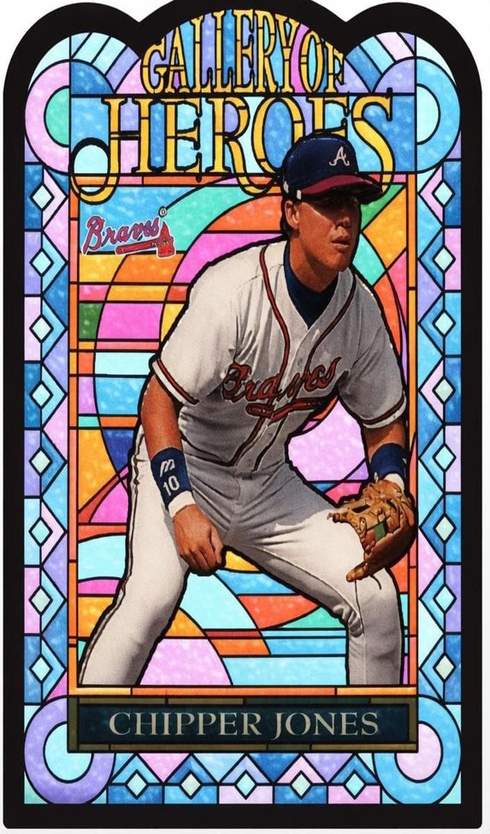 Chipper Jones 1997 topps Topps Gallery