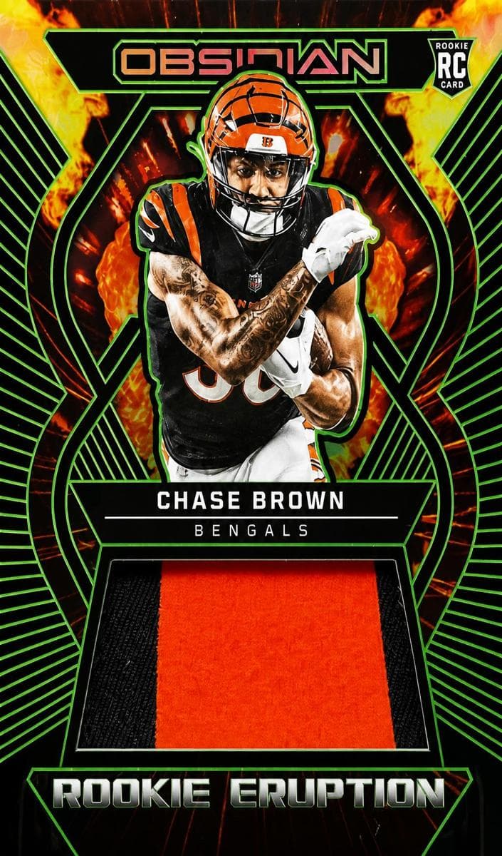 Chase Brown 2023 panini Obsidian