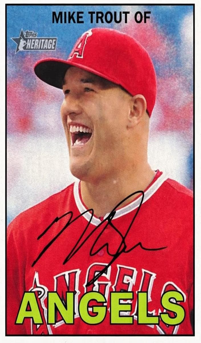 Mike Trout 2016 topps