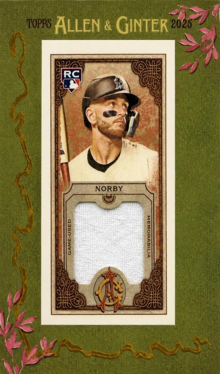 Connor Norby 2025 topps Allen & Ginter