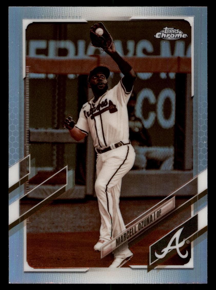 Marcell Ozuna 2021 topps Topps Chrome