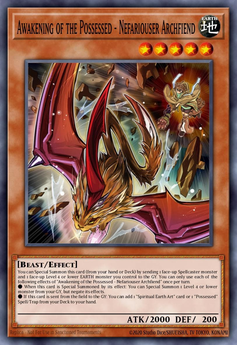 Awakening of the Possessed - Nefariouser Archfiend 2020 Yu-Gi-Oh!
