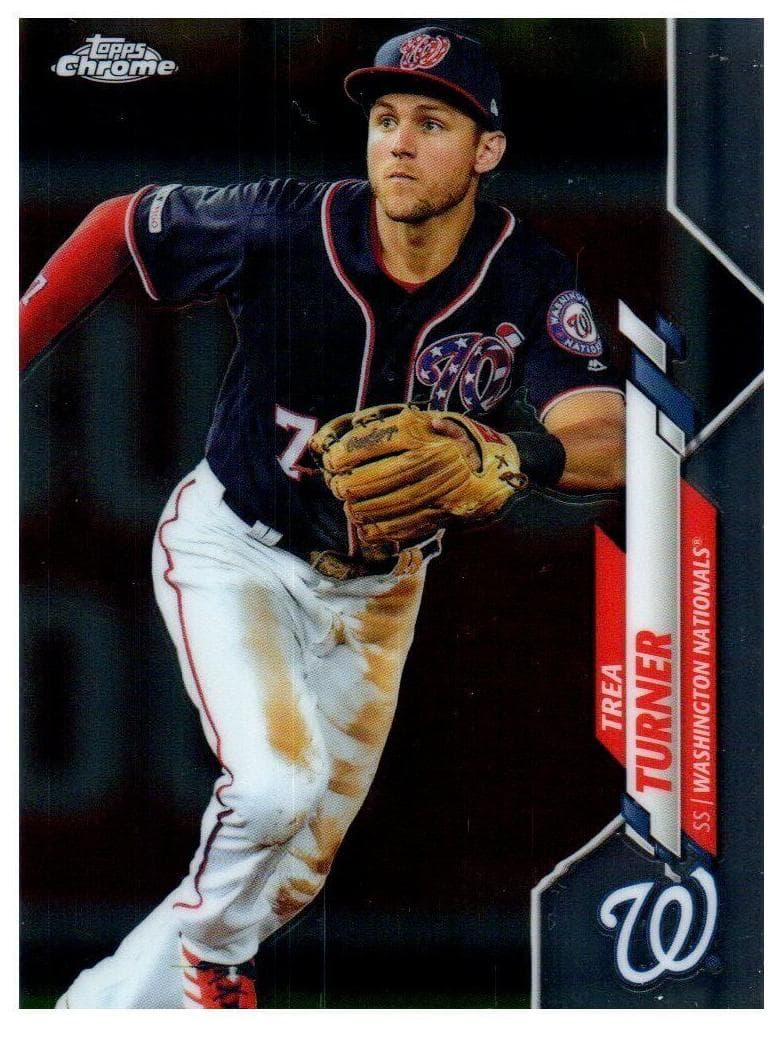 Trea Turner 2020 topps Topps Chrome