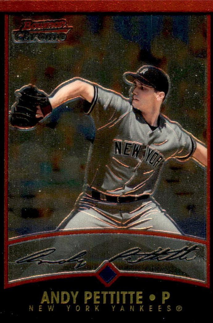 Andy Pettitte 2001 bowman Bowman Chrome