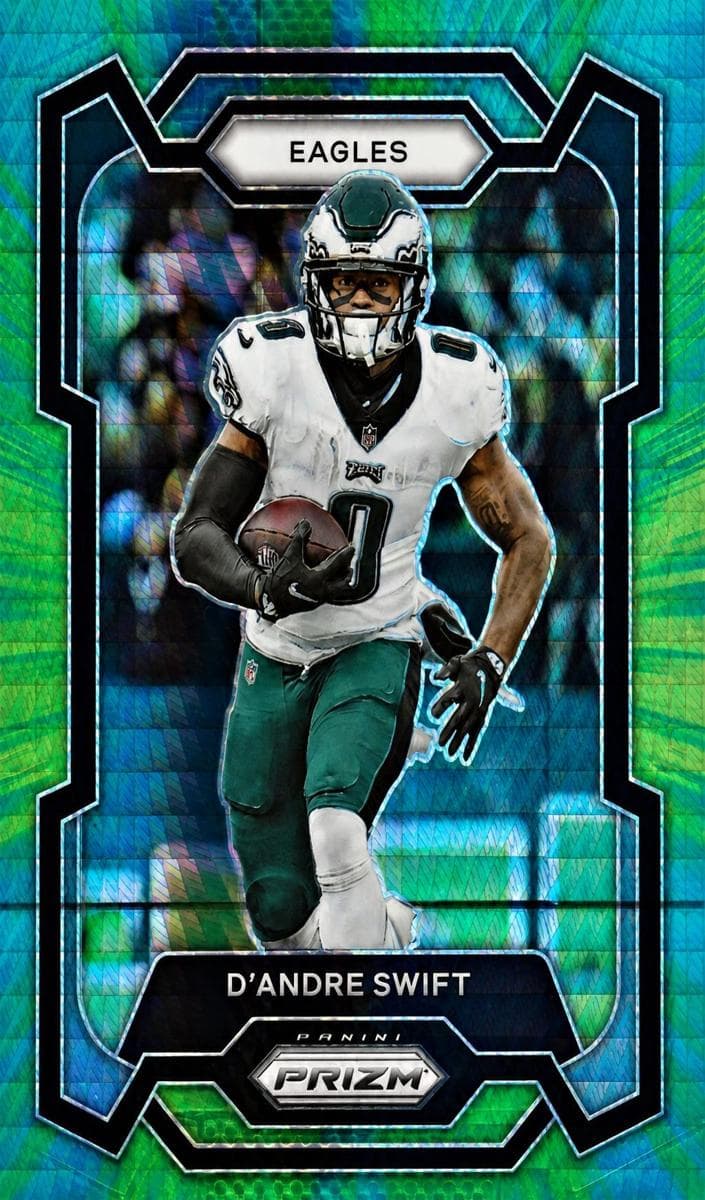 D'Andre Swift trading card