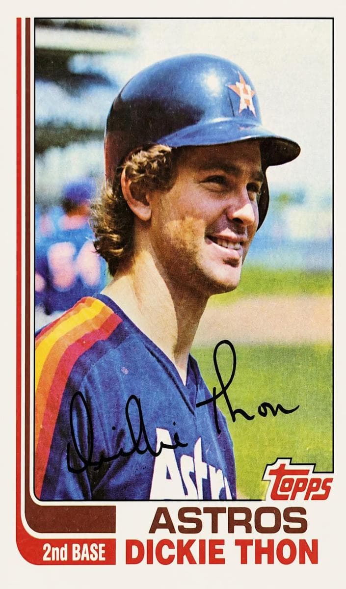 Dickie Thon 1982 topps Topps