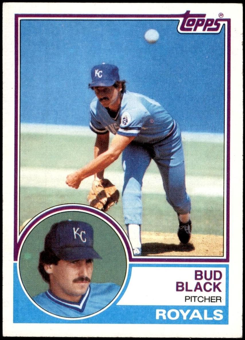 Bud Black trading card