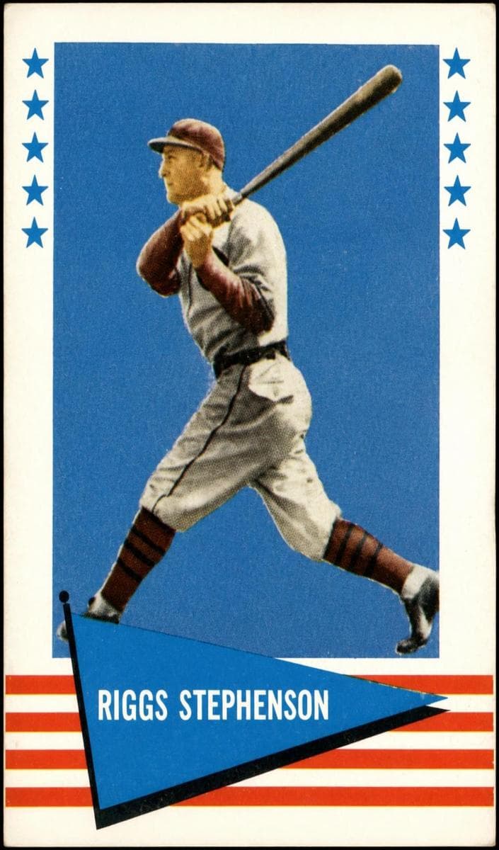 Riggs Stephenson 1961 fleer Fleer Baseball Greats