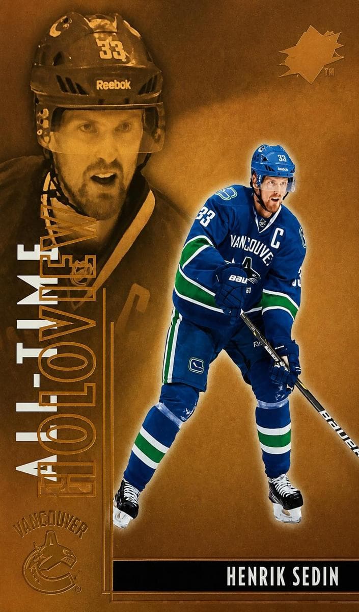 Henrik Sedin trading card