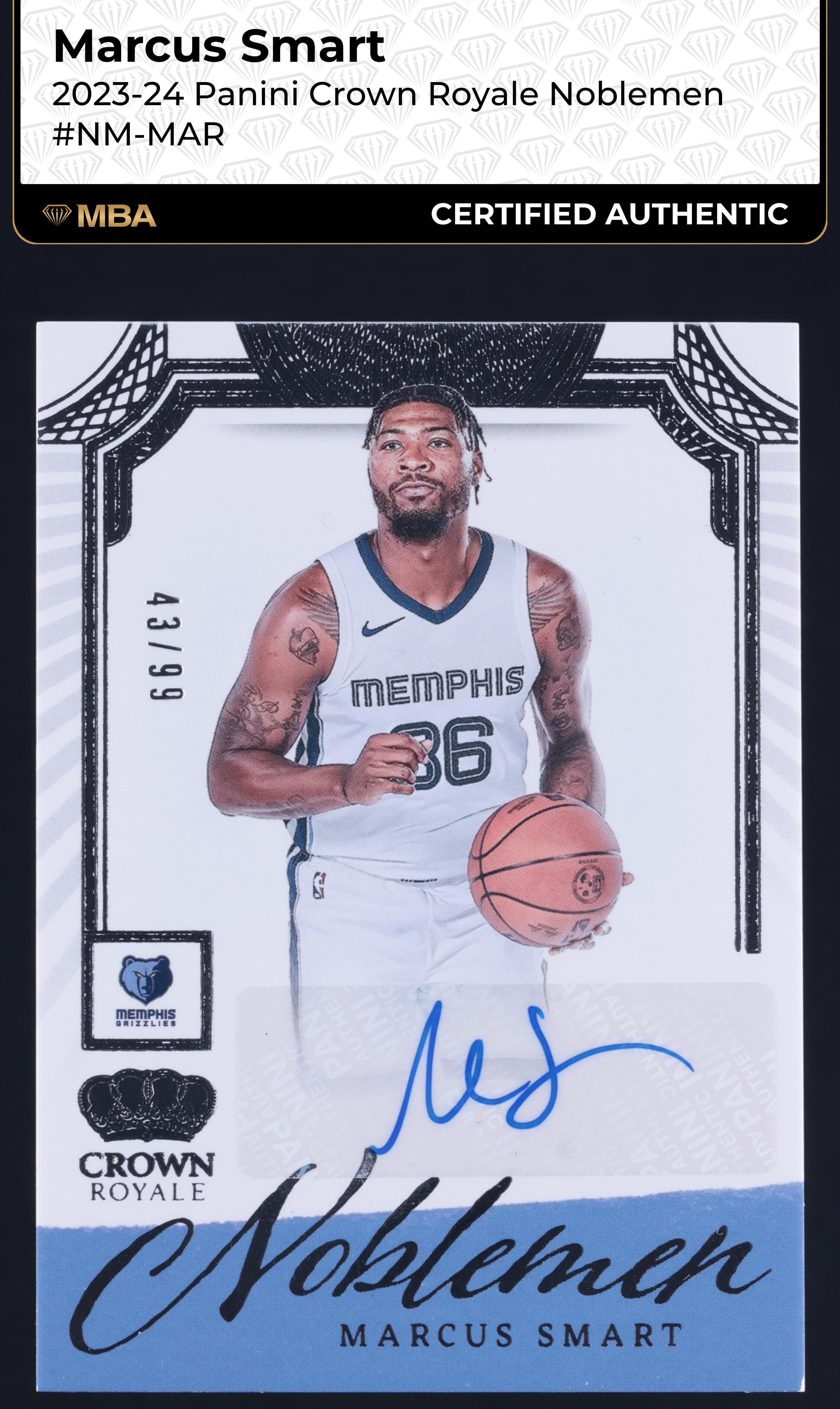 Marcus Smart 2023 panini Panini Crown Royale