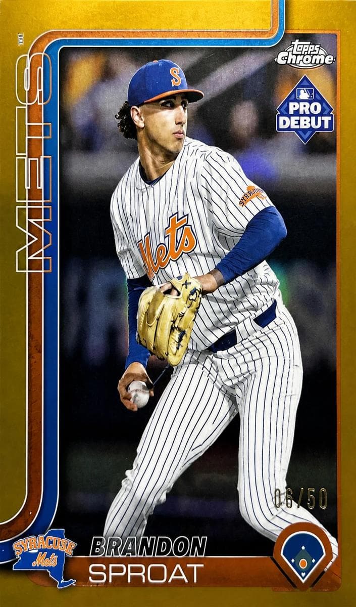 Brandon Sproat 2025 topps Topps Pro Debut