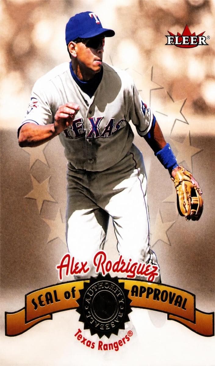Alex Rodriguez 2001 fleer Fleer Authority