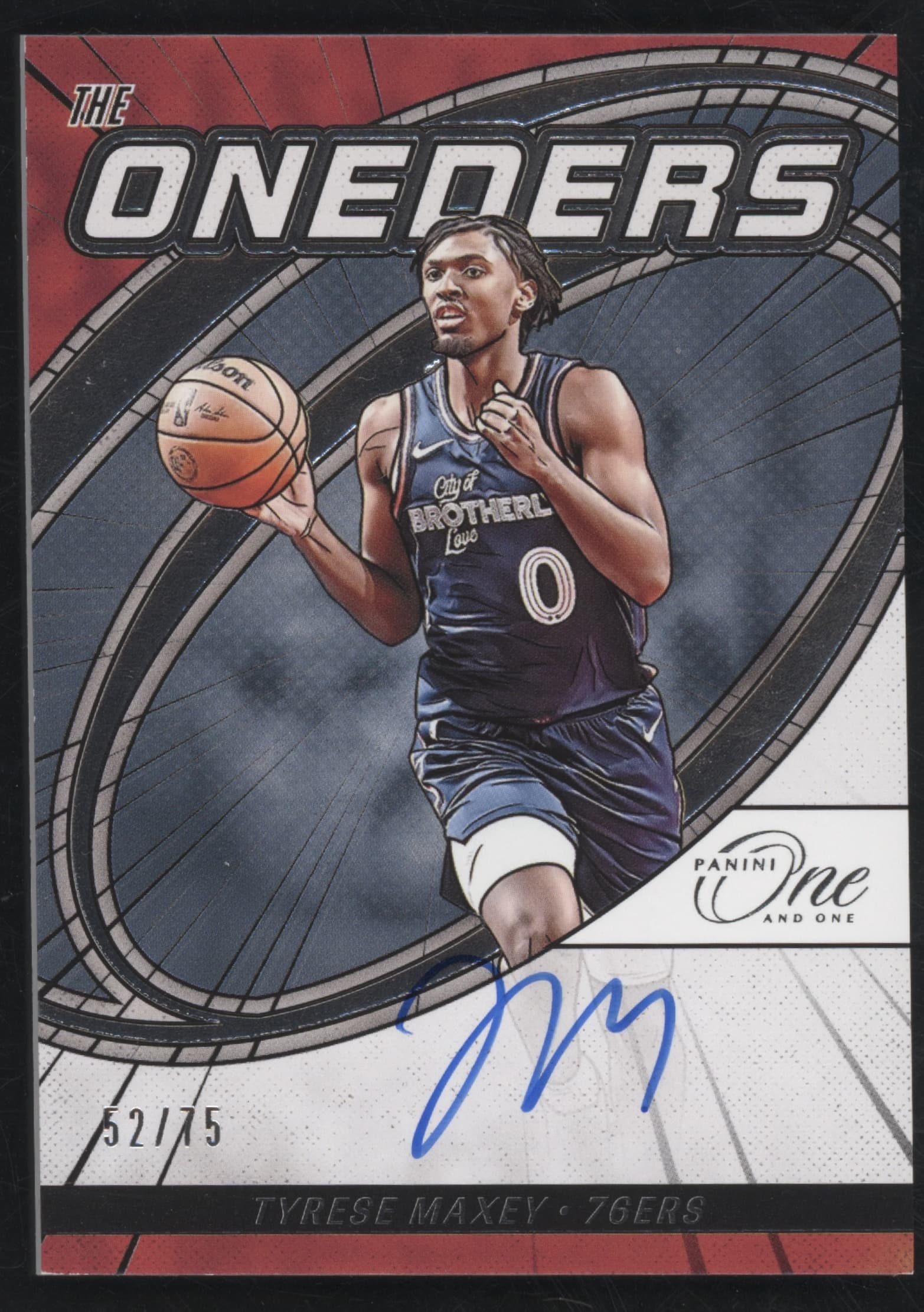 Tyrese Maxey 2023 panini One And One