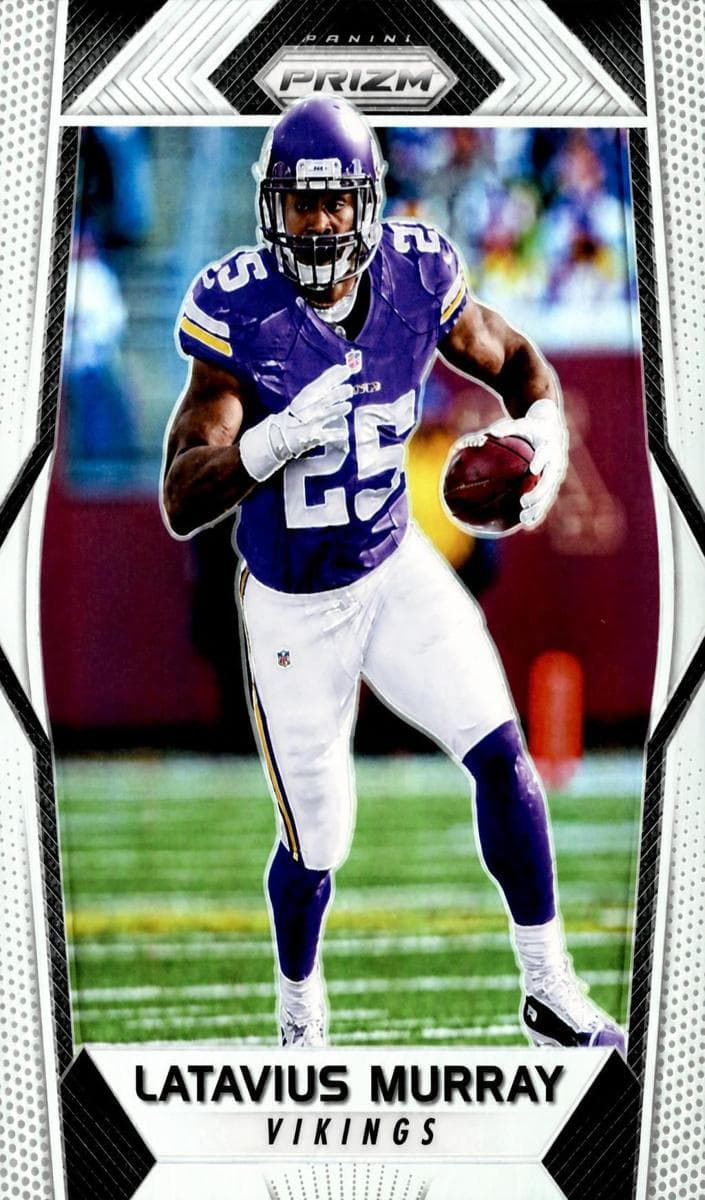 Latavius Murray 2017 panini Panini Plates & Patches