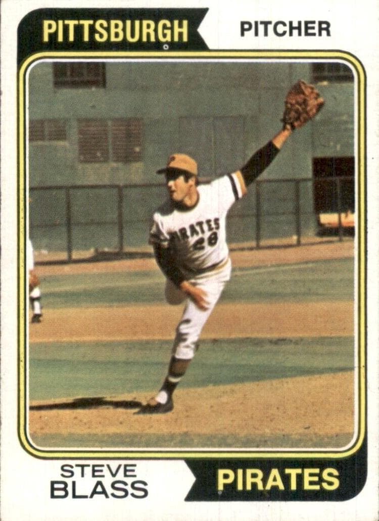 Steve Blass 1974 topps
