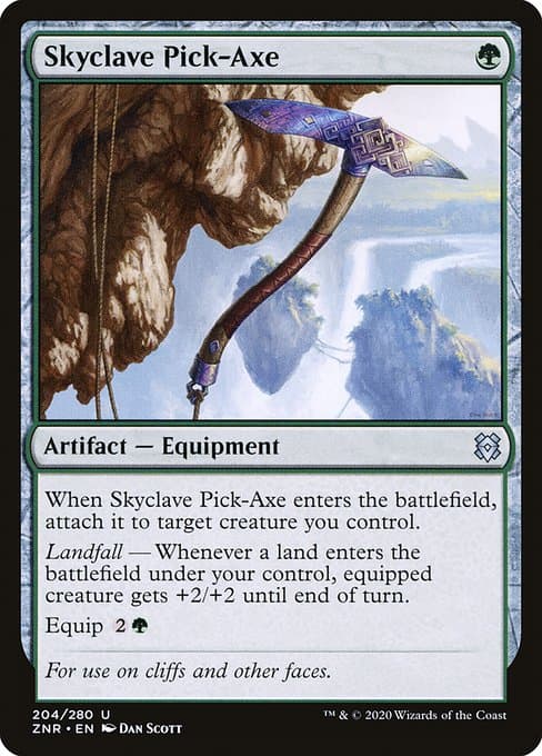 Skyclave Pick-Axe 2020 Magic: The Gathering Zendikar Rising Showcase