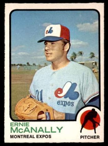 Ernie McAnally 1973 topps O-Pee-Chee