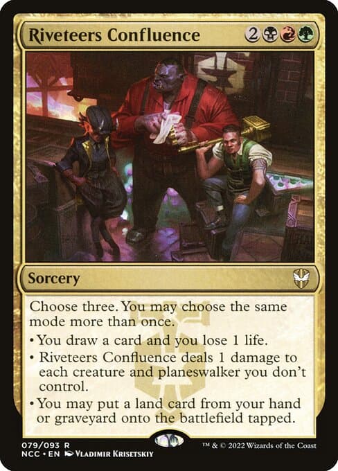 Riveteers Confluence 2022 Magic: The Gathering New Capenna Commander