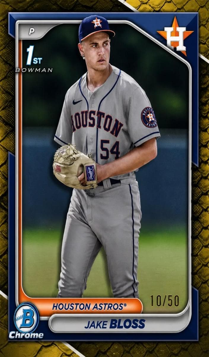 Jake Bloss 2024 bowman Bowman Chrome Prospects