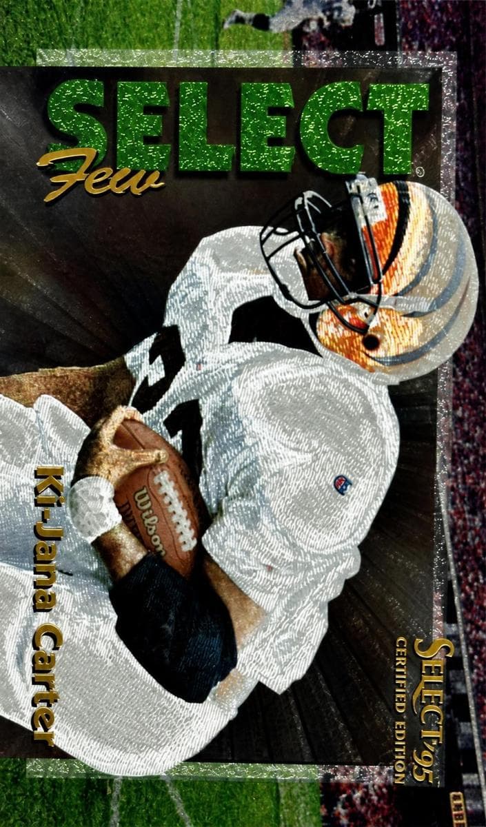Ki-Jana Carter 1995 panini Certified Select Few