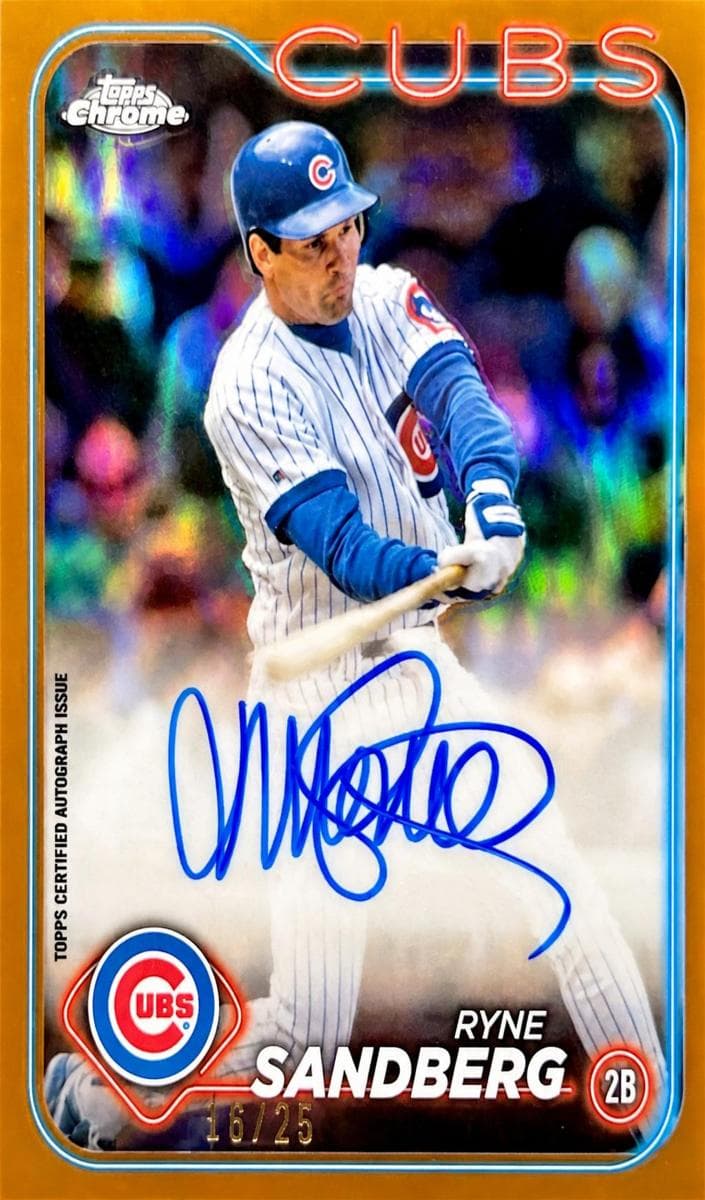 Ryne Sandberg 2024 topps Topps Chrome