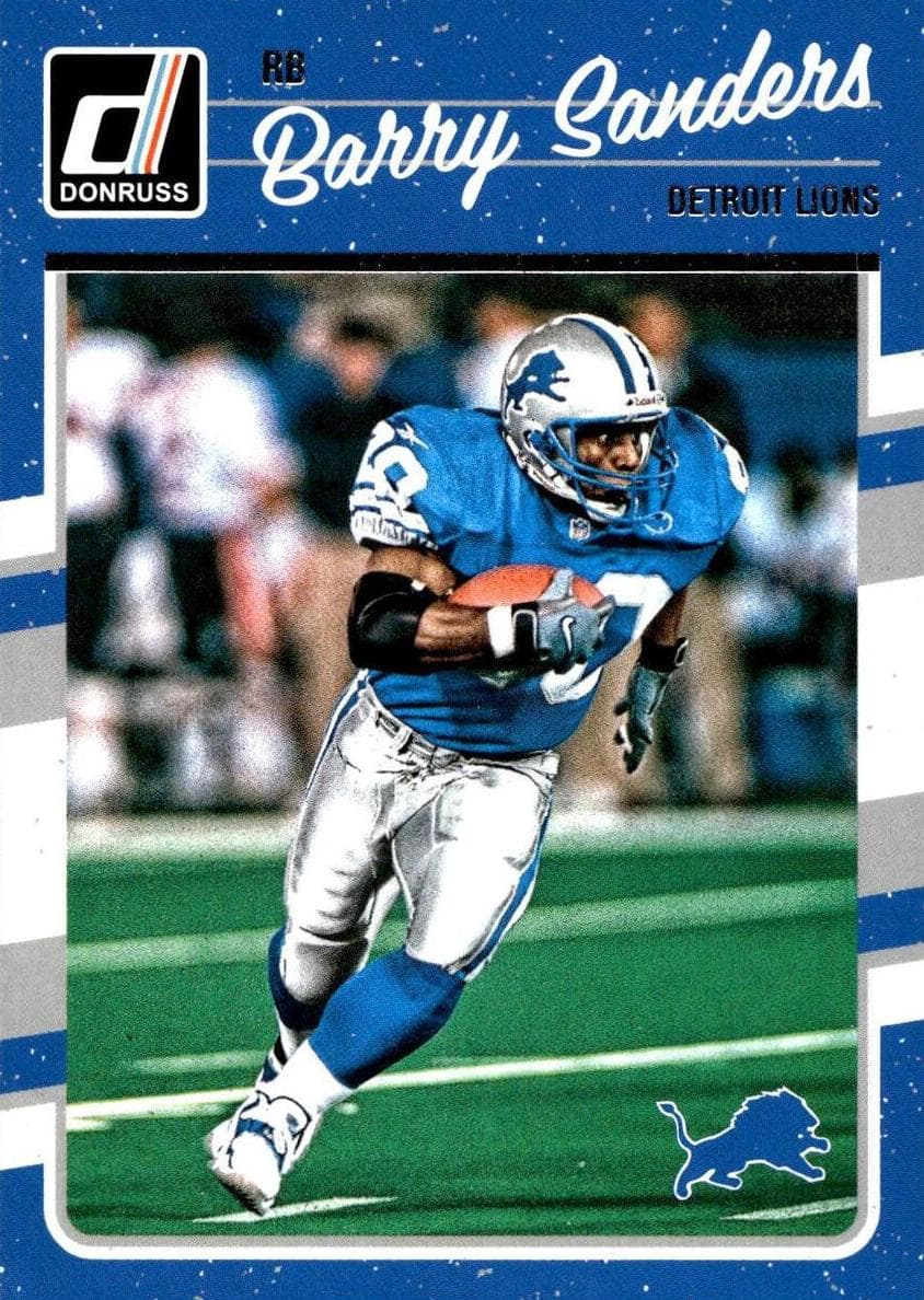 Barry Sanders 2016 panini Donruss