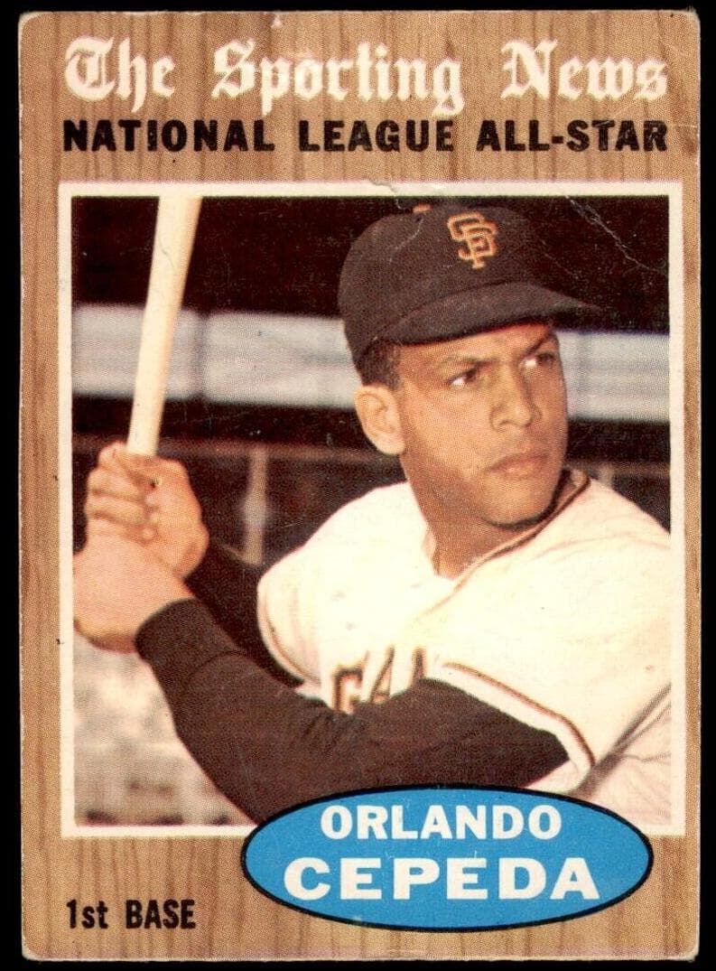 Orlando Cepeda 1962 topps Topps